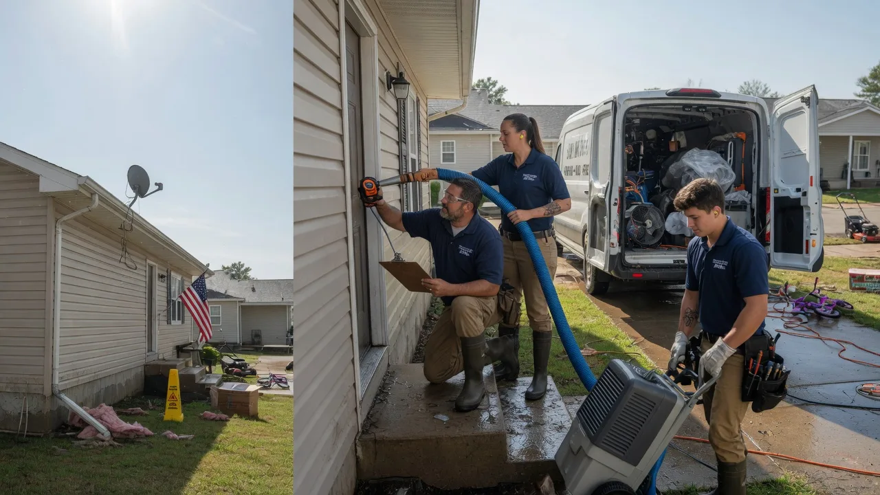 Ceiling Water Damage Restoration in Brunswick, OH near me
